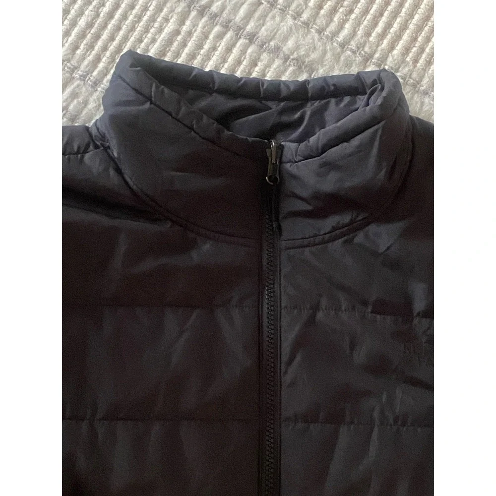 The North Face Men's XXL Full Zip Lightweight Puffer Jacket Black